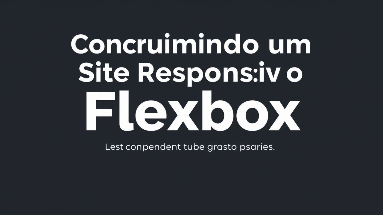 Construindo um Site Responsivo com Flexbox: A Nova Abordagem para Layouts Modernos