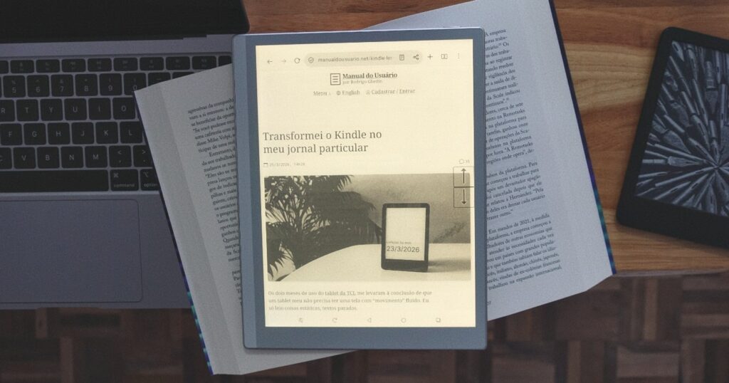 Boox Go 10.3 Lumi para devs: review E-ink Android e setup para leitura sem distrações