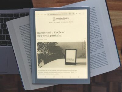 Boox Go 10.3 Lumi para devs: review E-ink Android e setup para leitura sem distrações