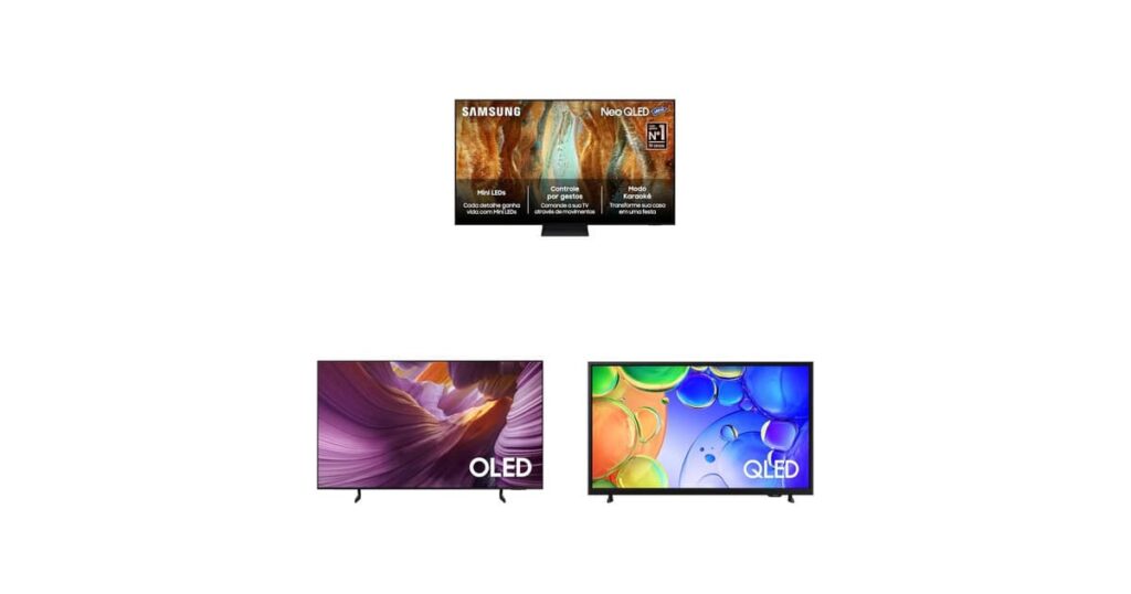 Review: Neo QLED vs OLED Samsung em 2025 para devs