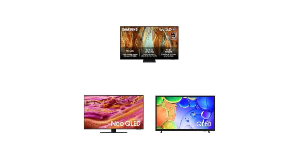 NEO QLED Vision AI: guia técnico para escolher QN70F QN90F Q5F