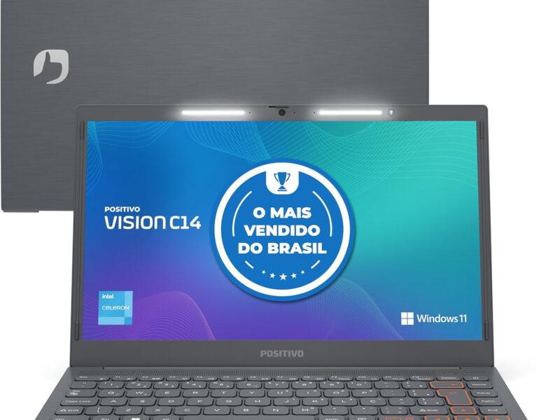 Review: Positivo Vision C14 para dev com Celeron, 4GB e eMMC