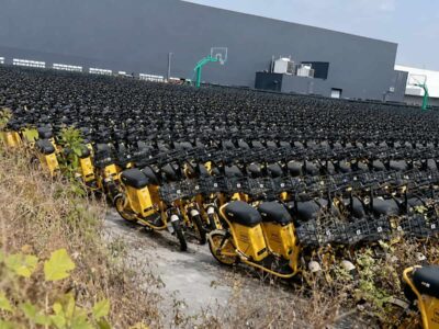 Aterro chinês de e-bikes: como devs verificaram que era fake news