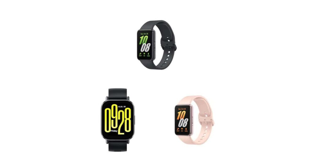 smartwatch para dev: review Galaxy Fit3 vs Redmi Watch 5 Active