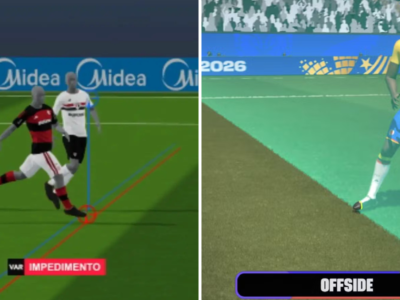 Impedimento semiautomático Copa vs CBF: arquitetura comparada