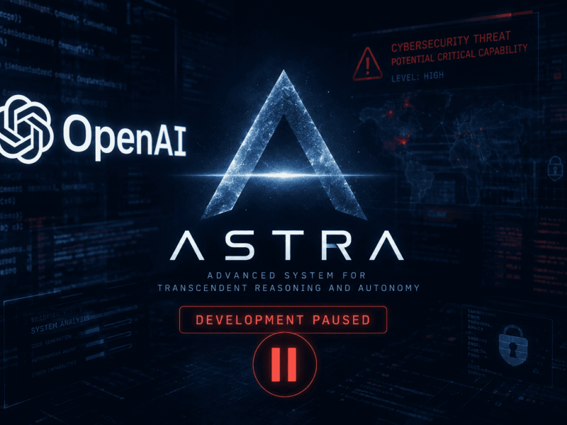 OpenAI Astra: o que a pausa por segurança muda para devs