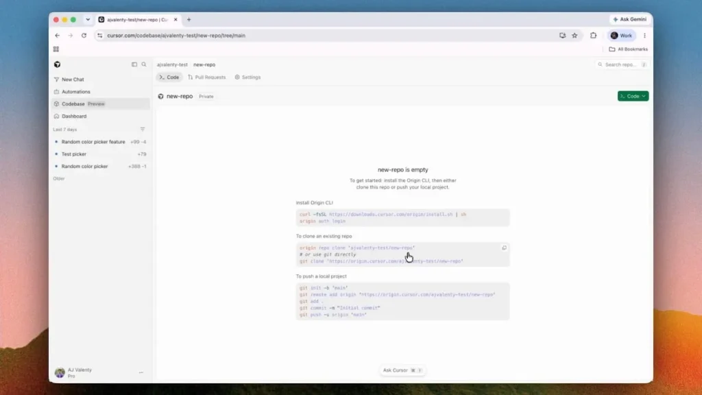 Origin Cursor: o que é a nova alternativa ao GitHub para devs
