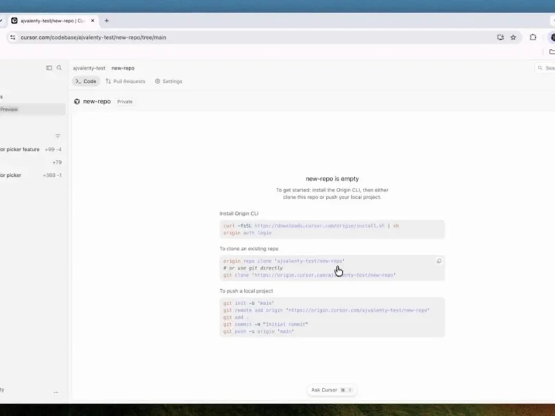 Origin Cursor: o que é a nova alternativa ao GitHub para devs