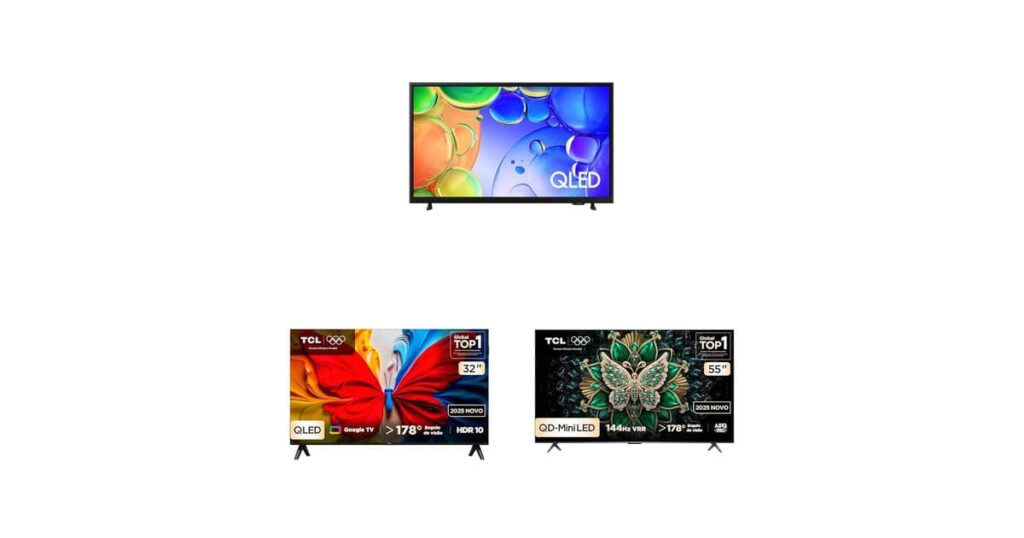 TV QLED para devs: vale a pena? análise técnica de 3 modelos