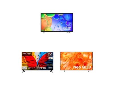 TV QLED como monitor de dev: comparativo Samsung 43 e TCL 32
