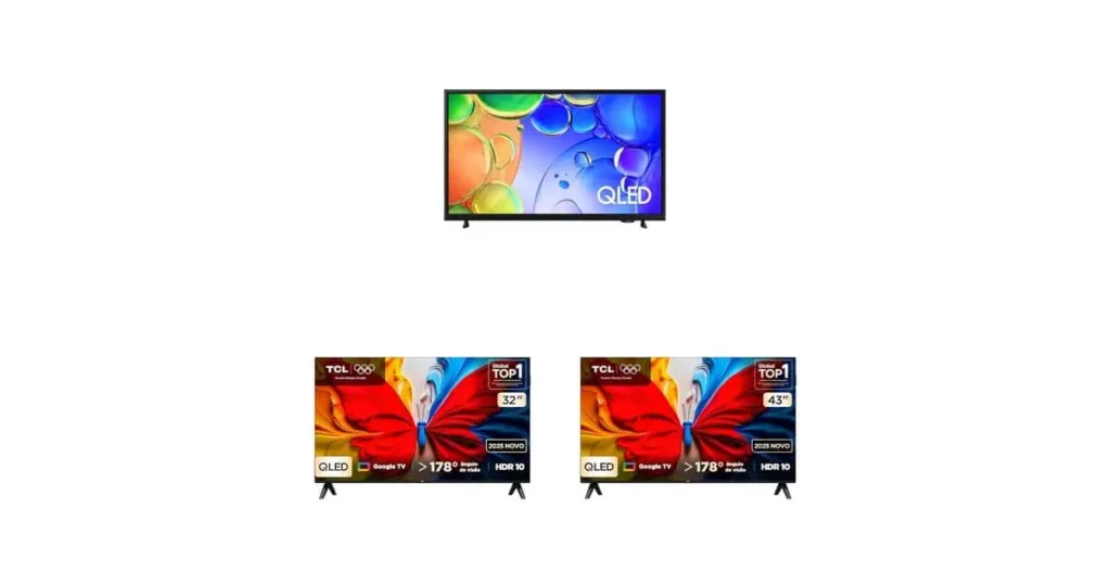 TV QLED com Google TV para devs: review Samsung Q5F vs TCL S5K