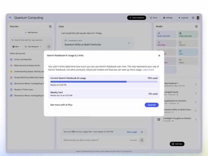 Limite unificado do Gemini: o que muda para devs na prática