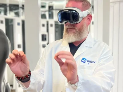Vision Pro e WebXR: avatares sintéticos para dados sensíveis