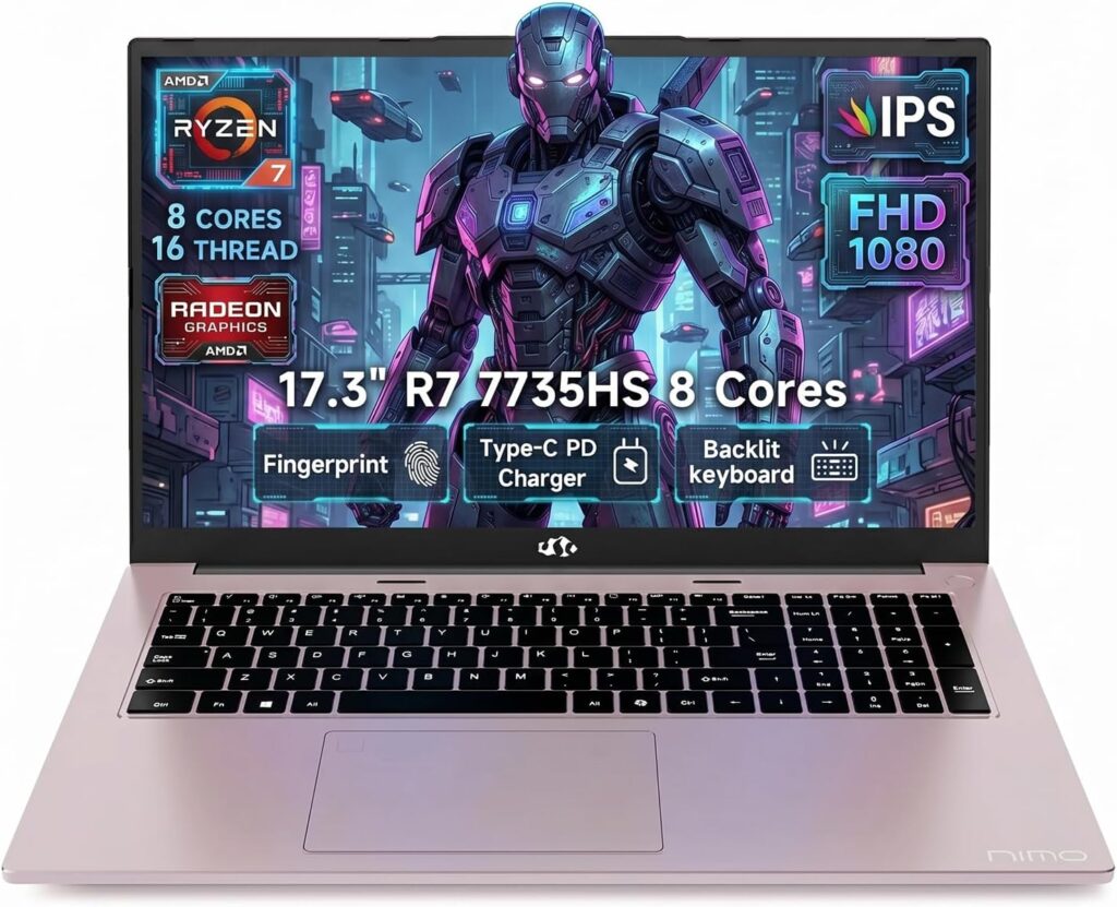 NIMO N179 com Ryzen 7 7735HS e 32GB vale a pena para devs?