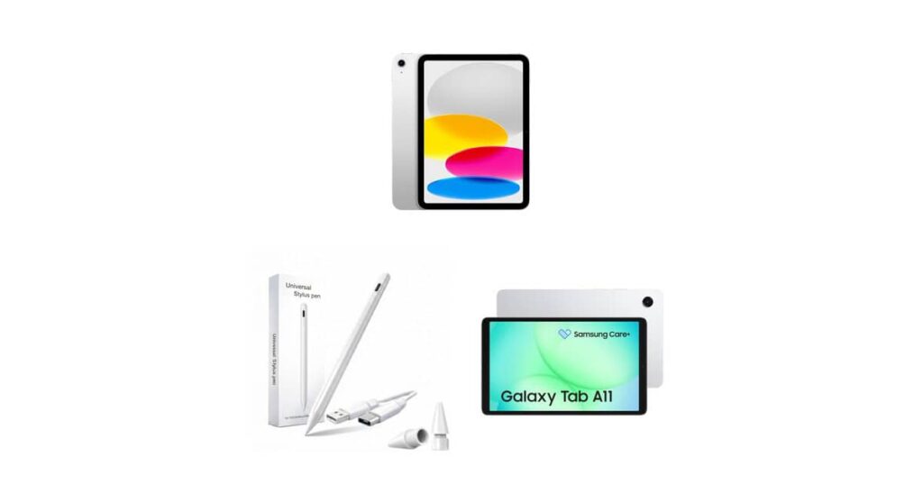 Tablet para programar: iPad A16 ou Galaxy Tab A11?